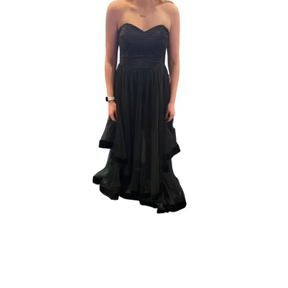 Macy's | Dresses | Macys Black Prom Dress Nwt | Poshmark
